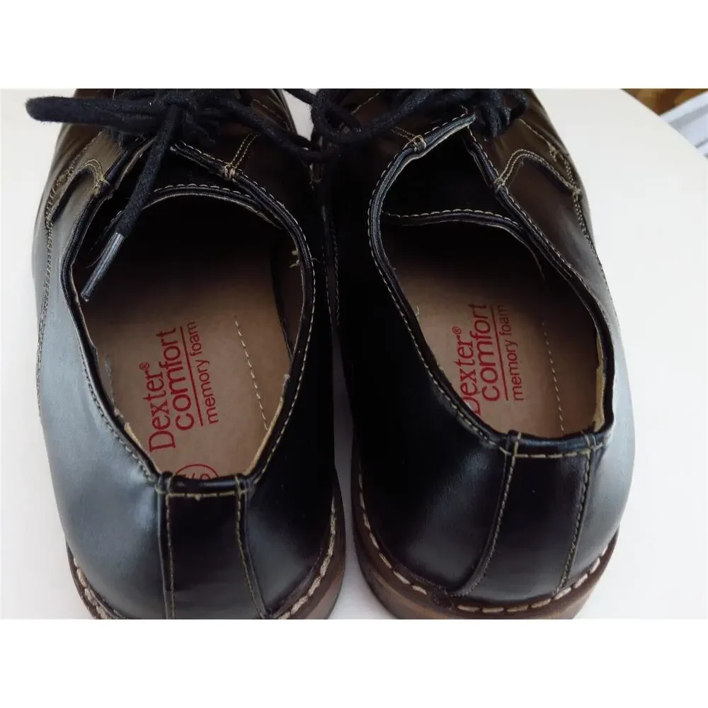 Dexter Sz 6.5 Oxford Black‎ Synthetic Men Lace Up Medium